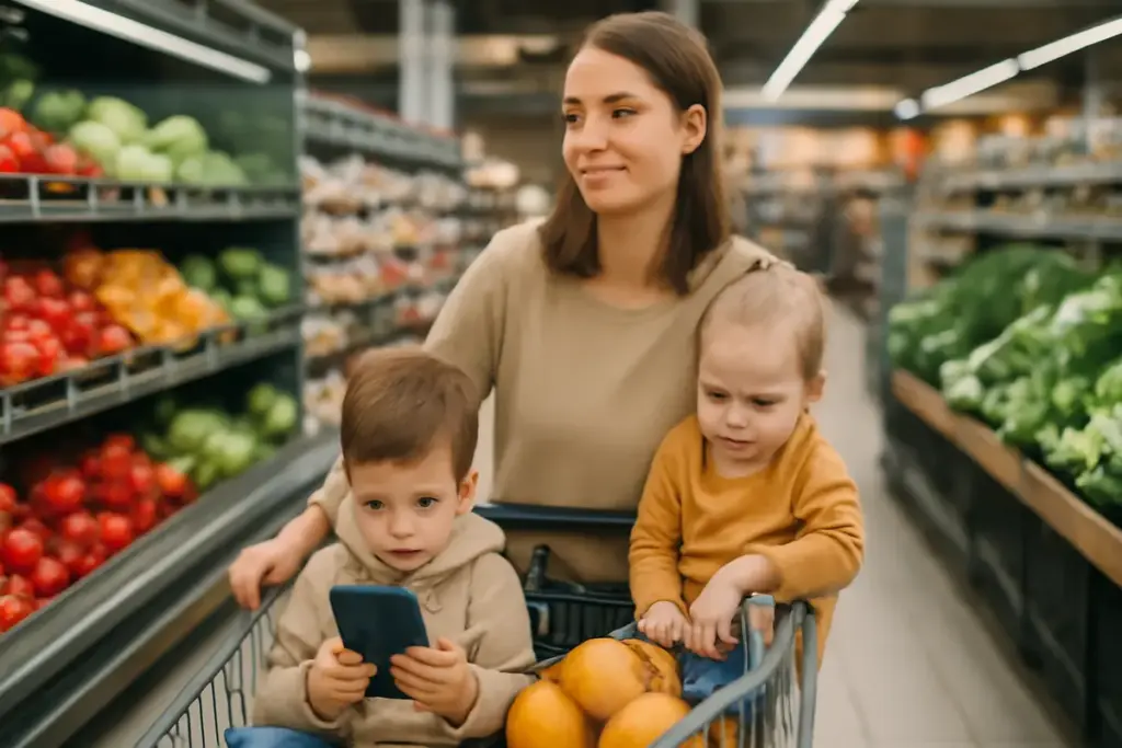 Qual è il segreto per semplificare la spesa con figli piccoli? Una soluzione pratica per evitare capricci e risparmiare