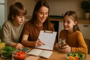 Pianificare i pasti settimanali in famiglia: il trucco per mangiare sano e risparmiare senza sforzi