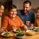 Prevenzione dell’obesità infantile con pasti familiari: il vantaggio che va oltre il cibo sano
