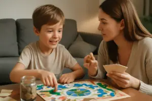 Come introdurre i bambini all’educazione finanziaria: un gioco semplice che li prepara al futuro