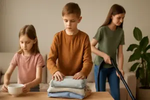 Quali compiti assegnare ai bambini in base all’età? Un elenco pratico per responsabilizzare senza sovraccaricare