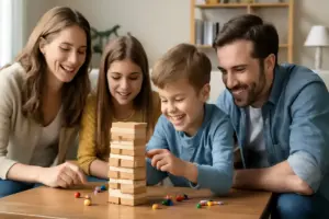 Giochi da fare in casa creativamente: l’attività semplice che rafforza il benessere familiare