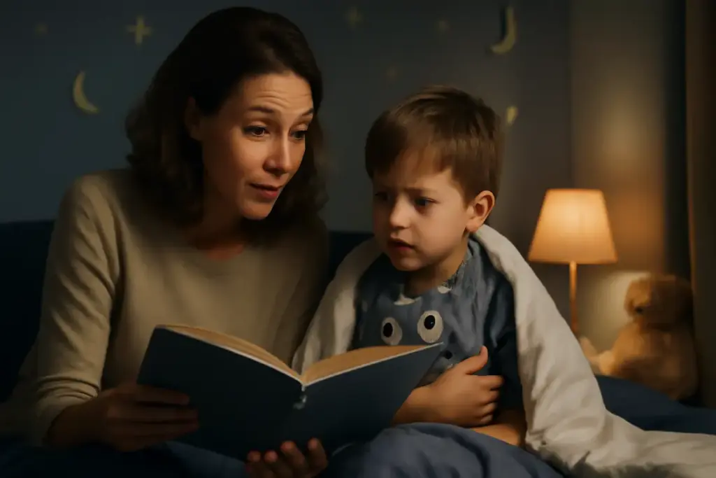 Parlare di paure con i figli: la storia della buonanotte che riduce l’ansia nei bambini