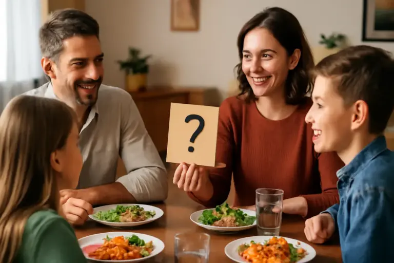 Favorire il dialogo sereno durante i pasti: una domanda chiave che stimola la partecipazione