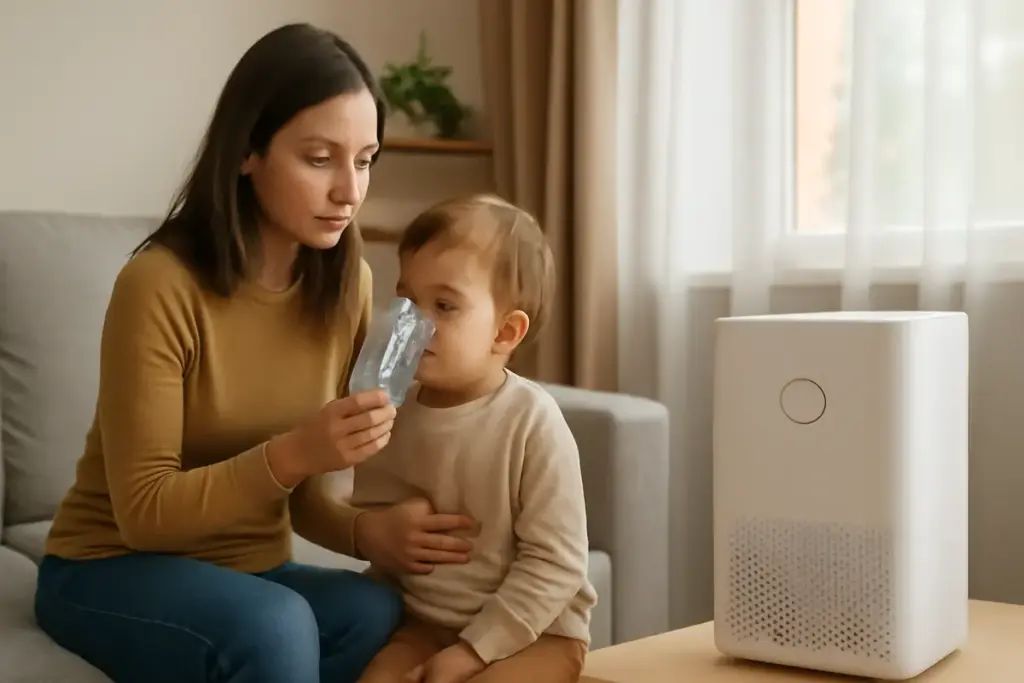Aria indoor e asma infantile: la soluzione pratica per migliorare la respirazione in casa