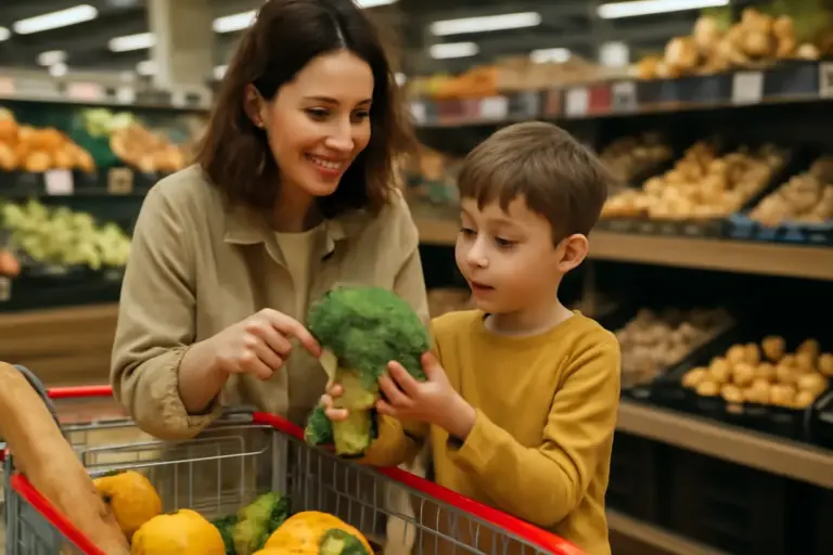 Coinvolgere i bambini negli acquisti di casa: il metodo che trasforma la spesa in momento educativo